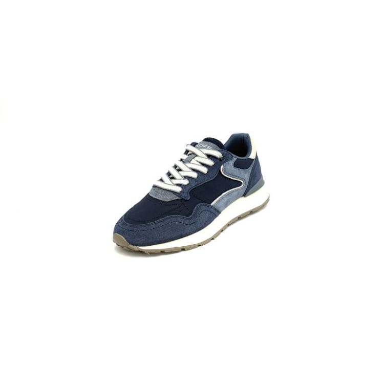 City navy blue nubuk+stof